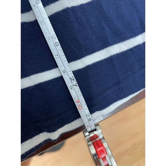 Ultra Teeze Navy Stripe Short Sleeve Tee with Pearls Size 2X - Picture 6 of 6